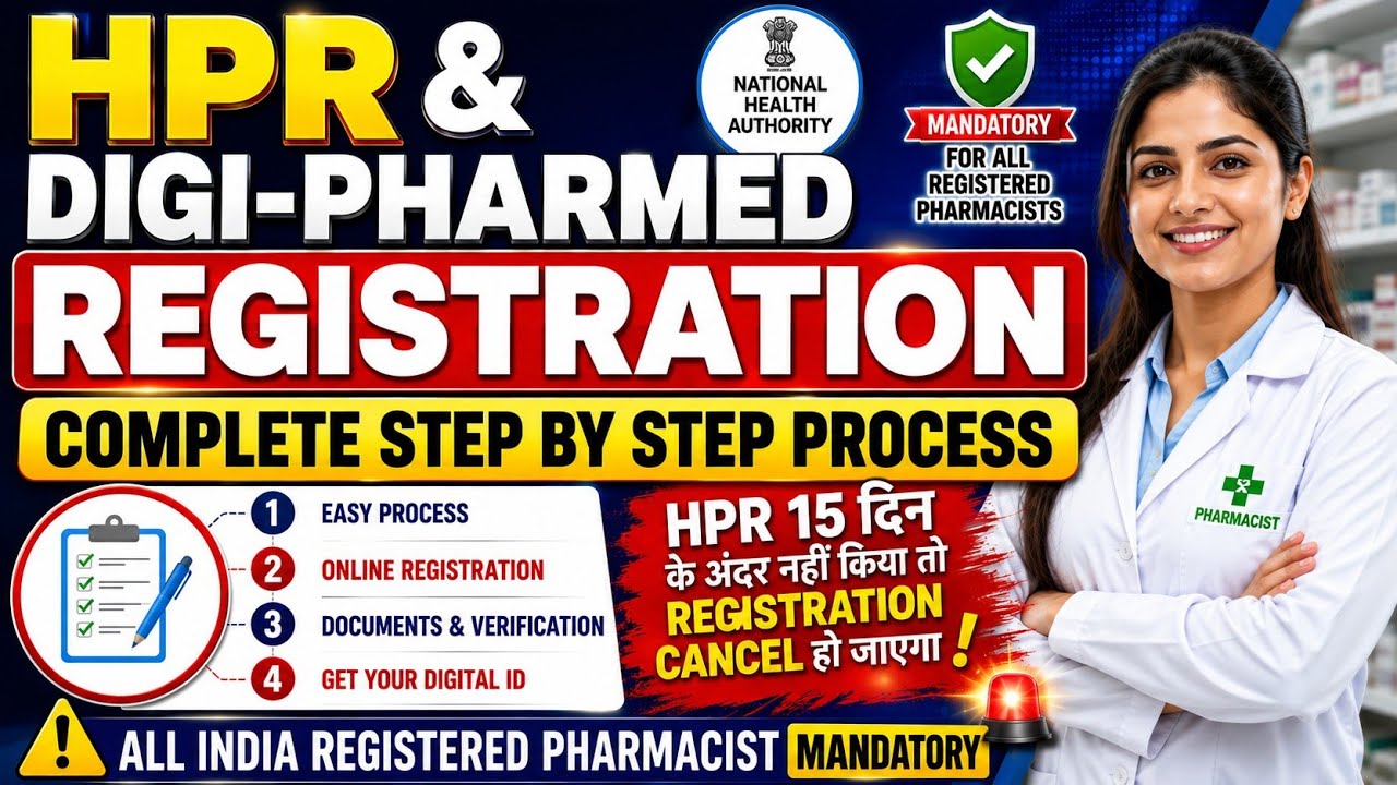 How to do HPR Registration | DIGI PHARMED Registration 2026 | Step By Step Process
