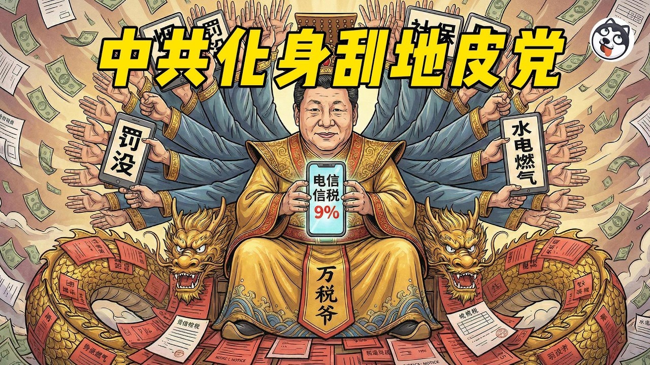 三大電信稅率突升：流量寬帶從6%變9%！政府缺錢靠改名加稅，成本終將轉嫁14億人？300億進帳換1100億市值蒸發，財政掠奪升級，信任崩盤在即，你我荷包誰守？