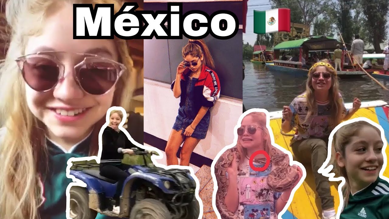 Vacaciones de Karol Sevilla en México junto a su familia | carga serpientes en Xochimilco |
