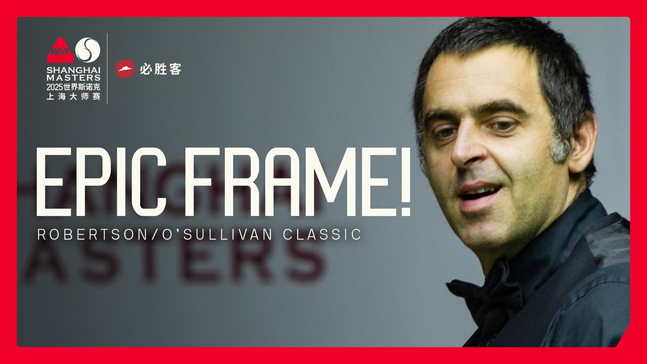 EPIC FRAME! Ronnie O'Sullivan vs. Neil Robertson Produce The Drama | 2018 Shanghai Masters