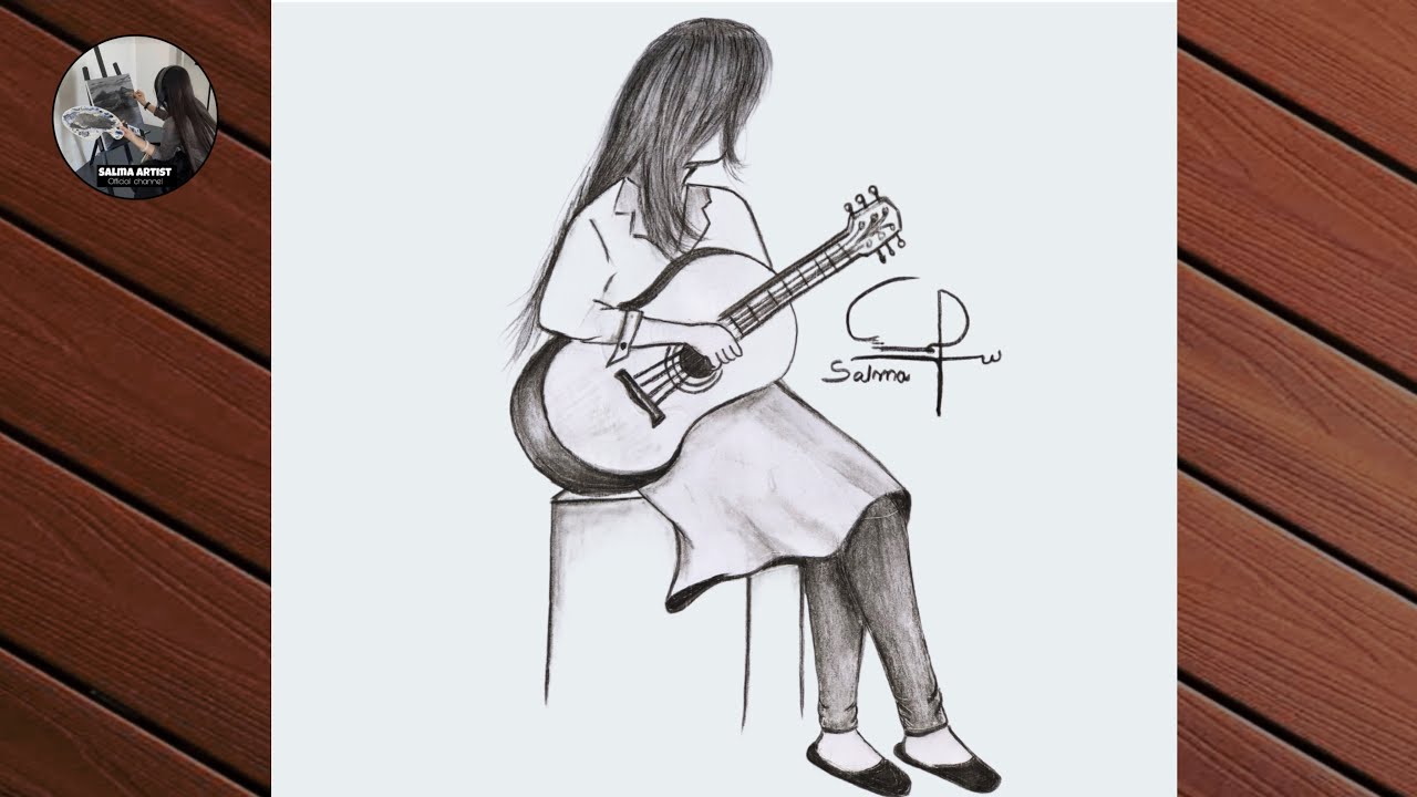 How To Draw Girl Pencil Sketch for Beginners | Realistic Pencil Sketch Step by Step