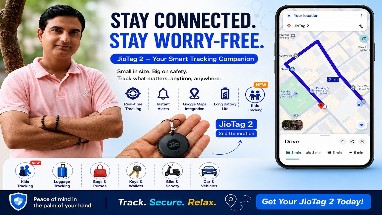 JioTag 2 Review in hindi | Tracker for Kids #kidstracker #jiotag2 #trending #viral