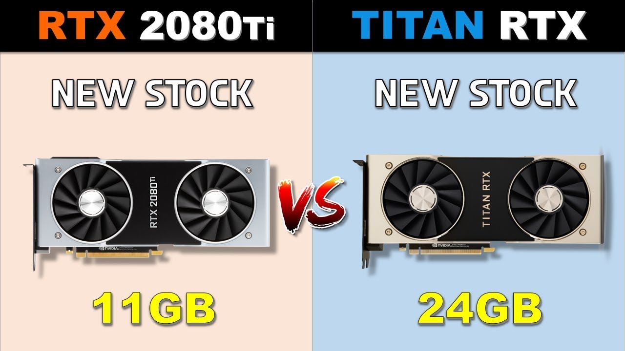 RTX 2080 Ti VS TITAN RTX New Games Benchmarks