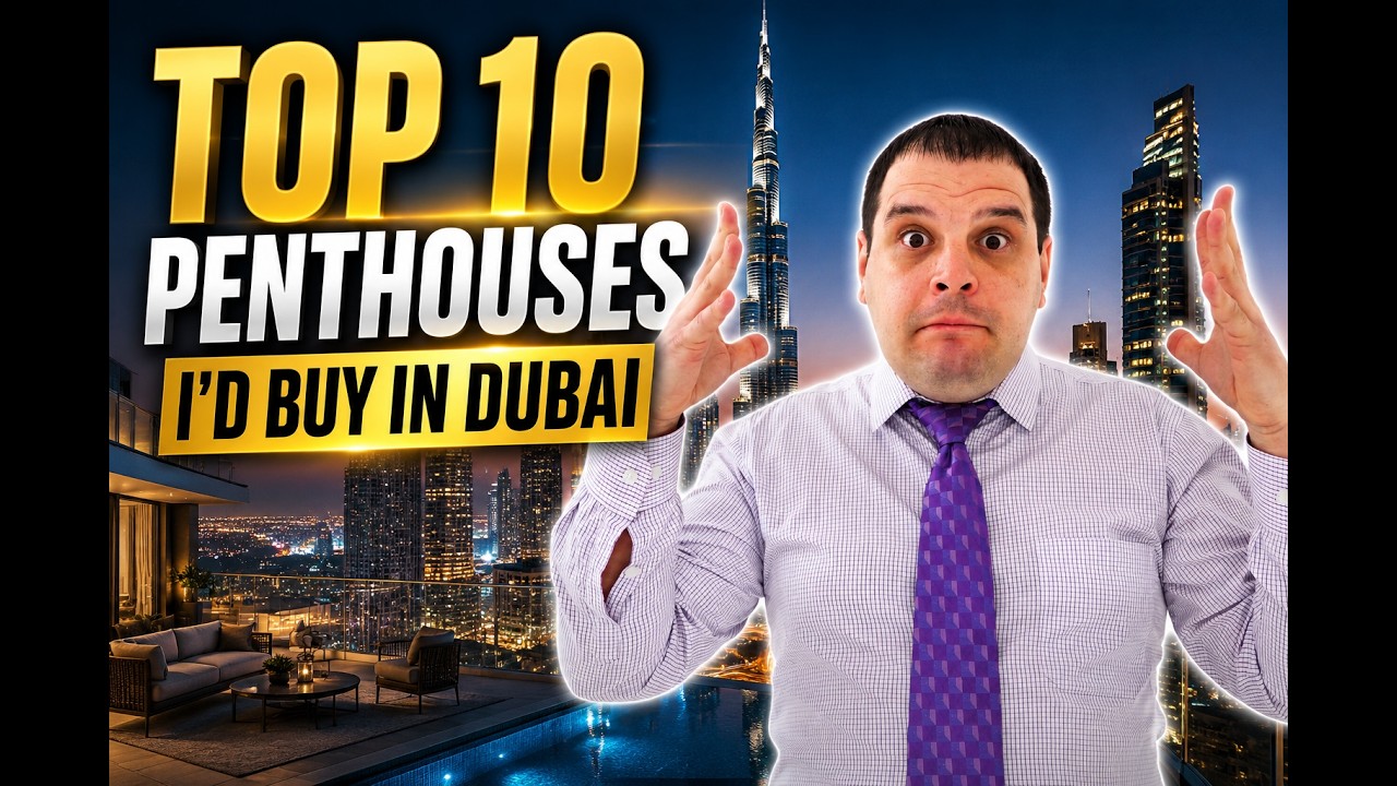 What are the TOP 10 Penthouses for Sale in Dubai Right Now?
