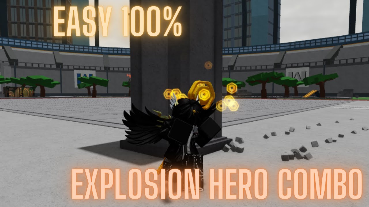 Easy 100% Explosion Hero Combo | Heroes Battlegrounds