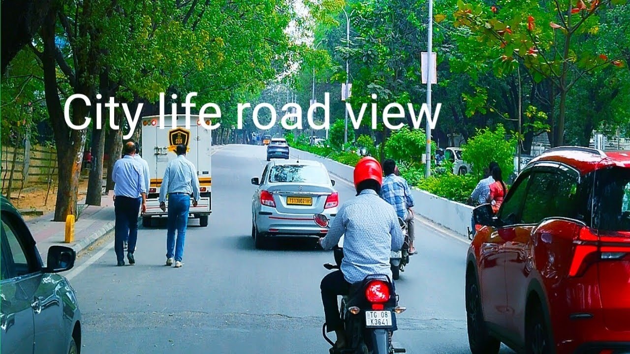 City life of road view 