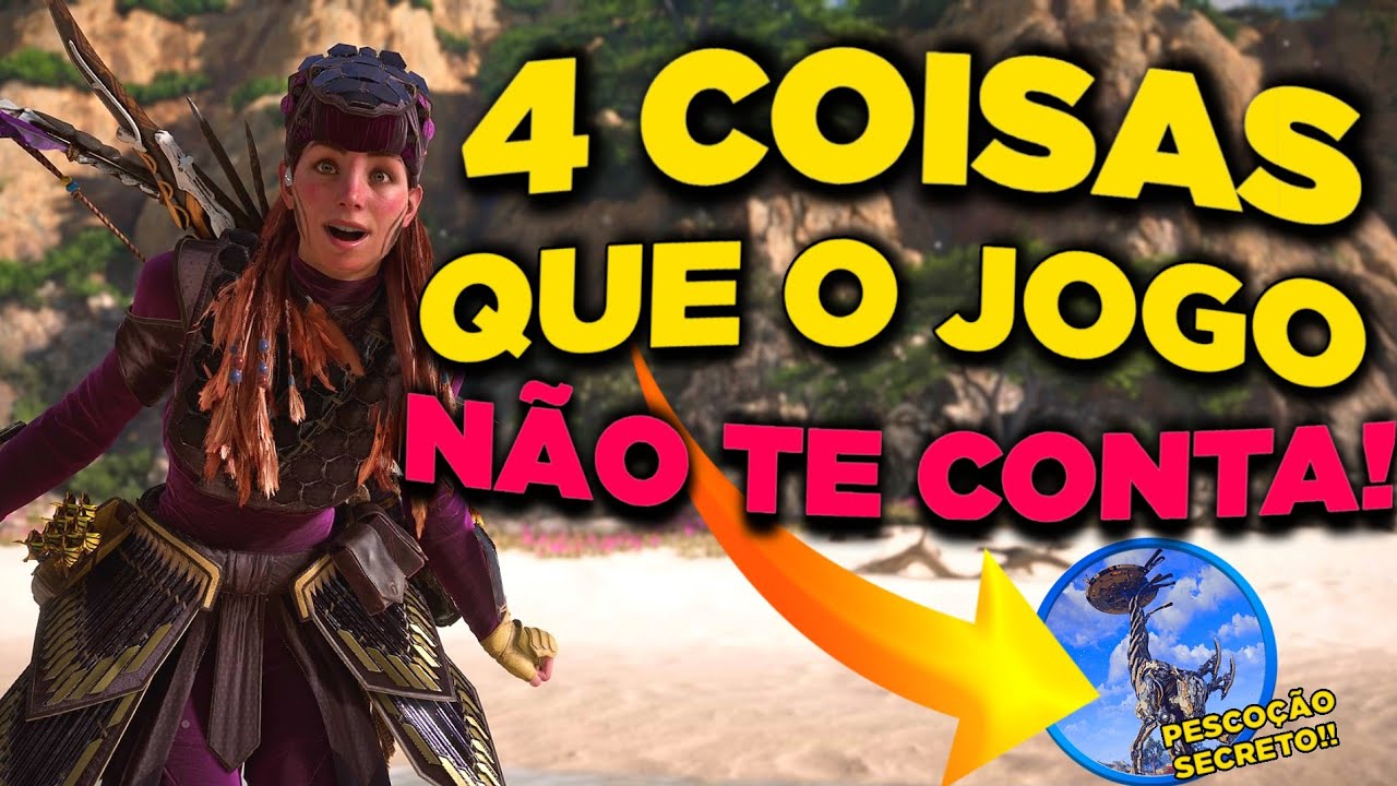 [INCRÍVEL🤩] 4 COISAS Que o Jogo ESCONDE DE VOCÊ - Horizon Forbbiden West