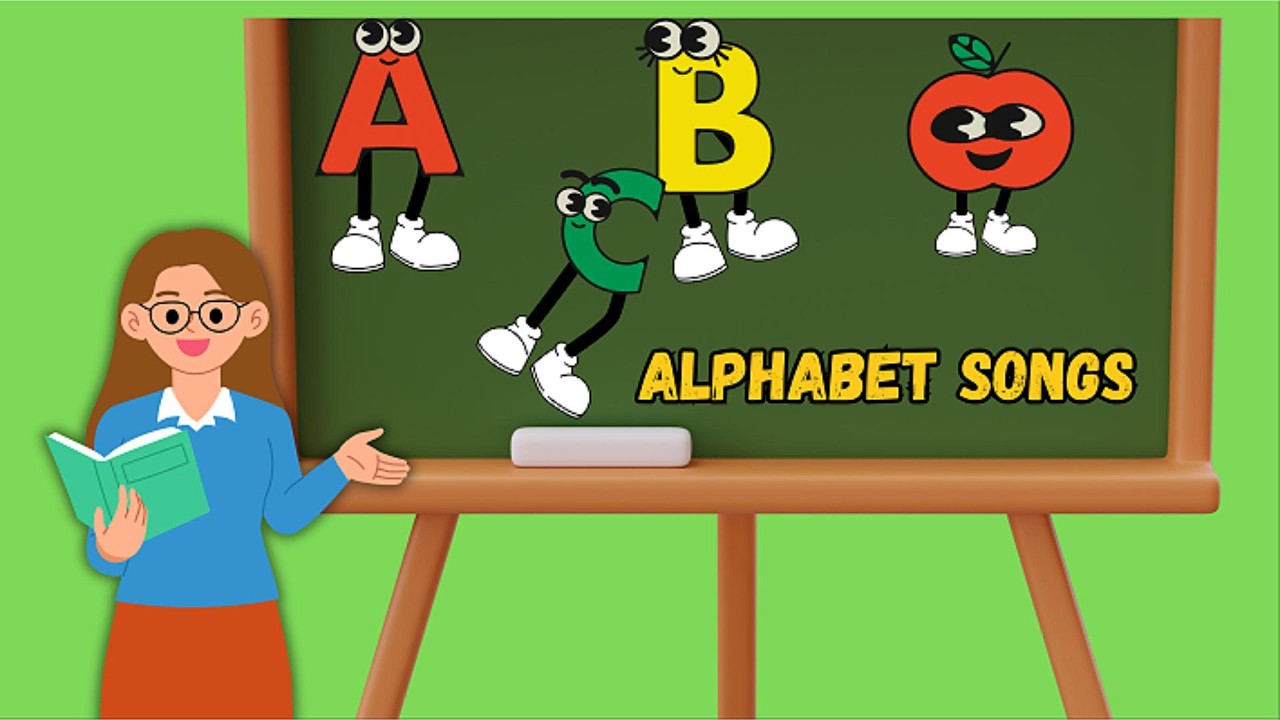 KiddoBee Tv - Phonics Song with Words EP067- A For Apple - ABC Alphabet Songs