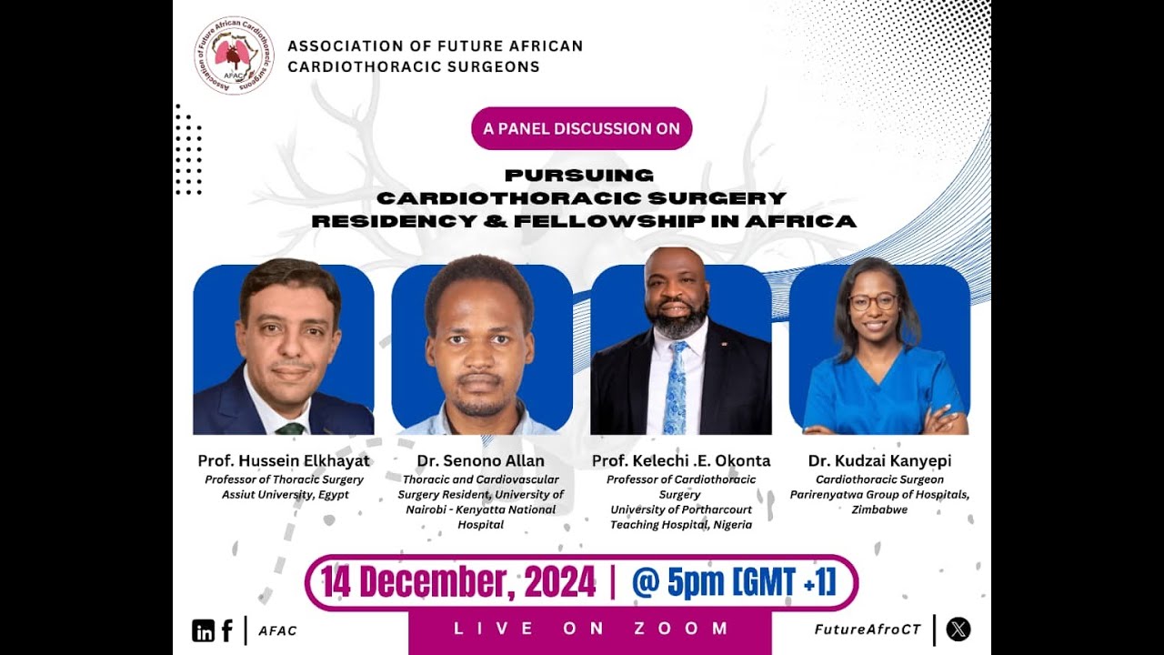 How to do Cardiothoracic Surgery Residency and / or Fellowship in Africa
