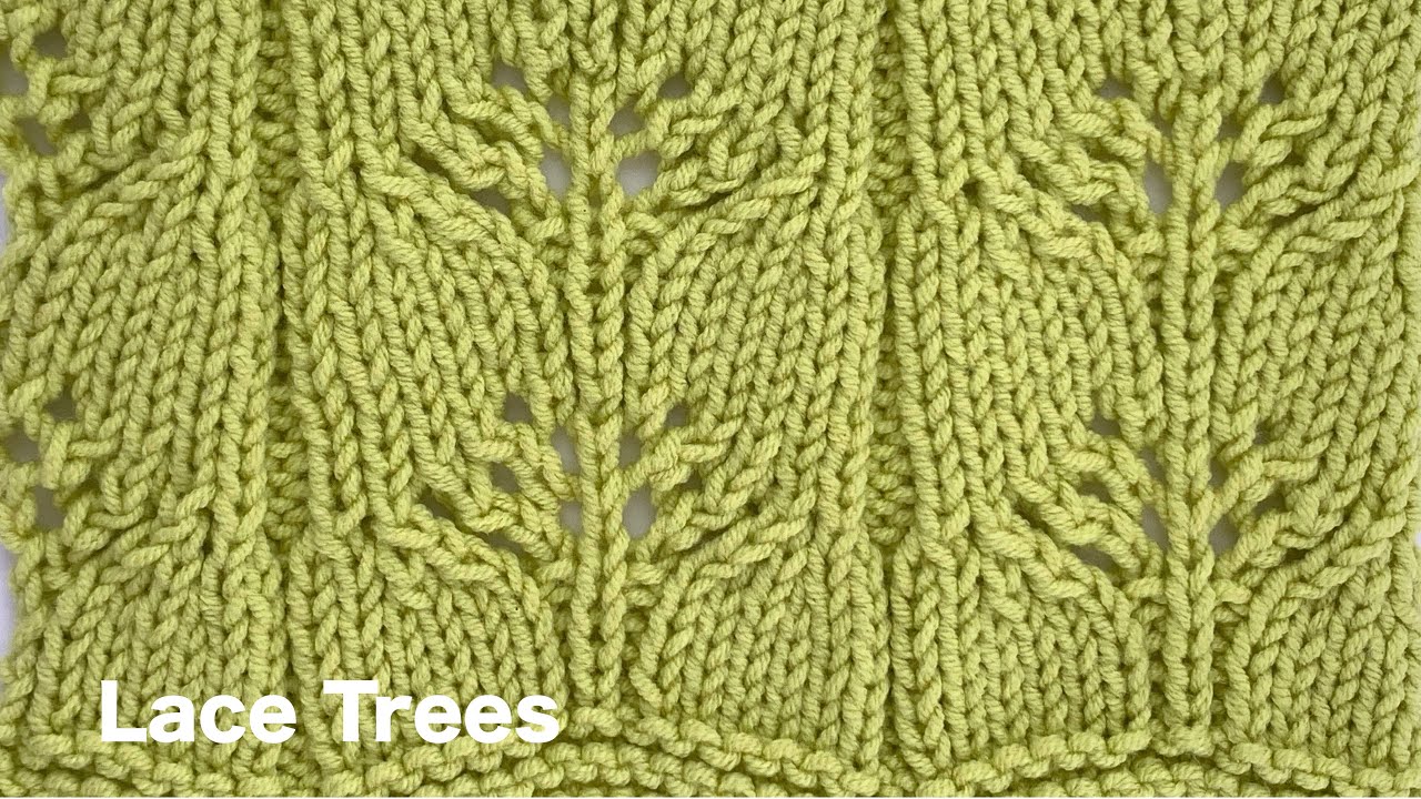 Lace Trees | Knitting Stitch Patterns