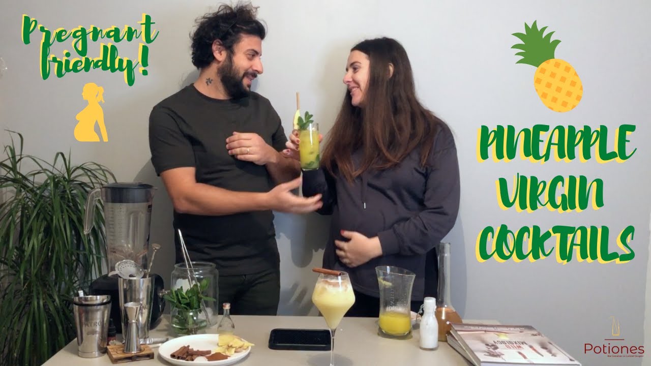 Cocktail analcolici con succo d'ananas fresco!! (KIDS AND PREGNANT FRIENDLY)