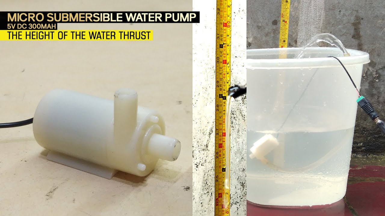 Mini pump power 5V DC Submersible