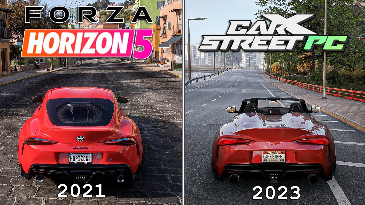 CarX Street PC vs Forza Horizon 5 | WHICH GAME IS MORE REALISTIC? (Physics & Details Comparison)