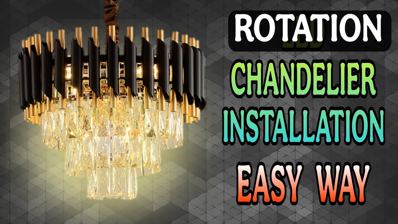 ROTATION CHANDELIER INSTALLATION | ROTATION JHUMER INSTALLATION #jhumer #chandelier #light #viral 