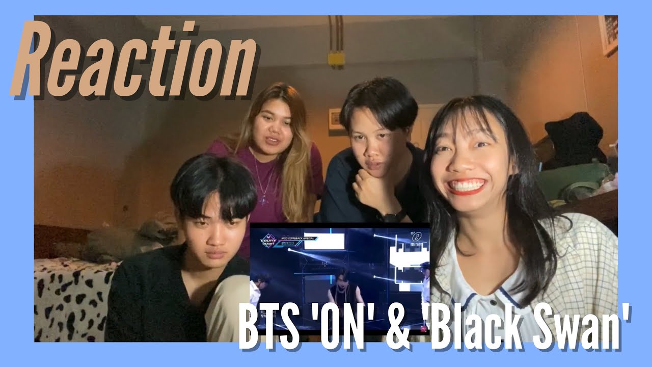 ‪BTS (방탄소년단) 'ON' & 'Black Swan' COMEBACK STAGE REACTION | ชอยมีนและผองเพื่อน |