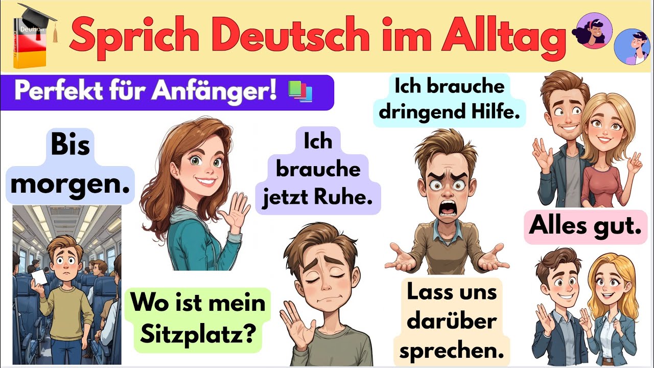 400 Wichtige deutsche Sätze für den Alltag – Perfekt für Anfänger! 📚