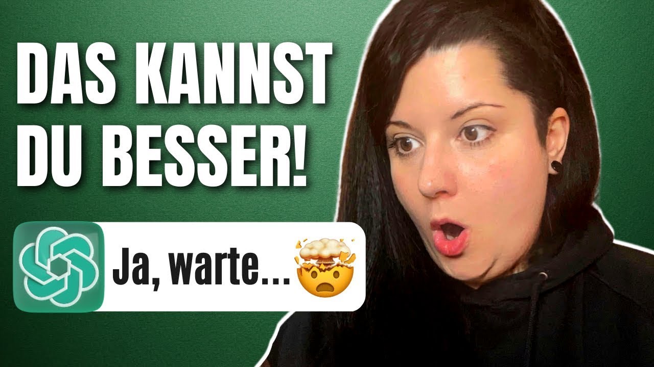 ChatGPT - Diese Befehle MUSST du kennen!