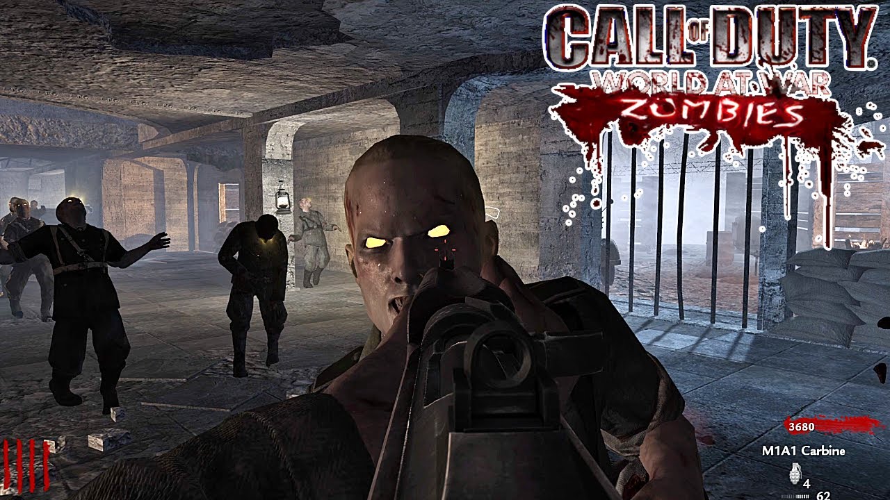 MY FIRST TIME PLAYING CALL OF DUTY WORLD AT WAR ZOMBIES!