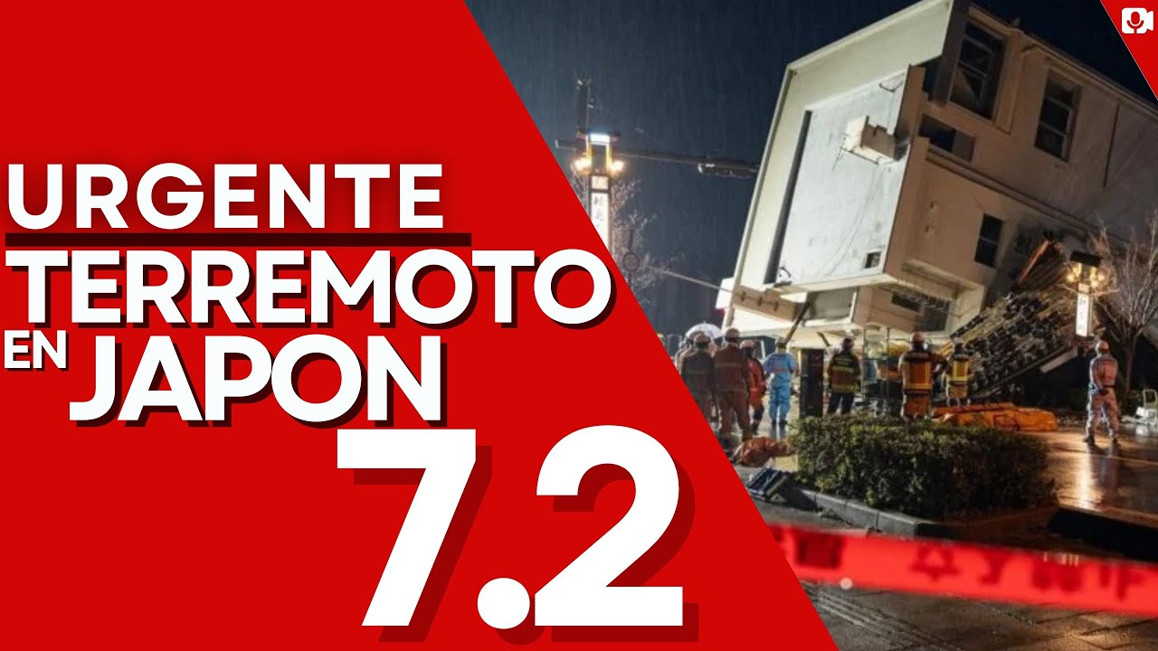 🔴URGENTE🔴TERREMOTO 7.2 SACUDE A JAPON SE ACTIVAN LAS ALARMAS POR POSIBLE TSUNAMI EN EL PACIFIICO