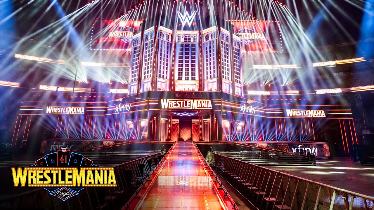 Презентация сетапа WrestleMania 41 в Лас-Вегасе