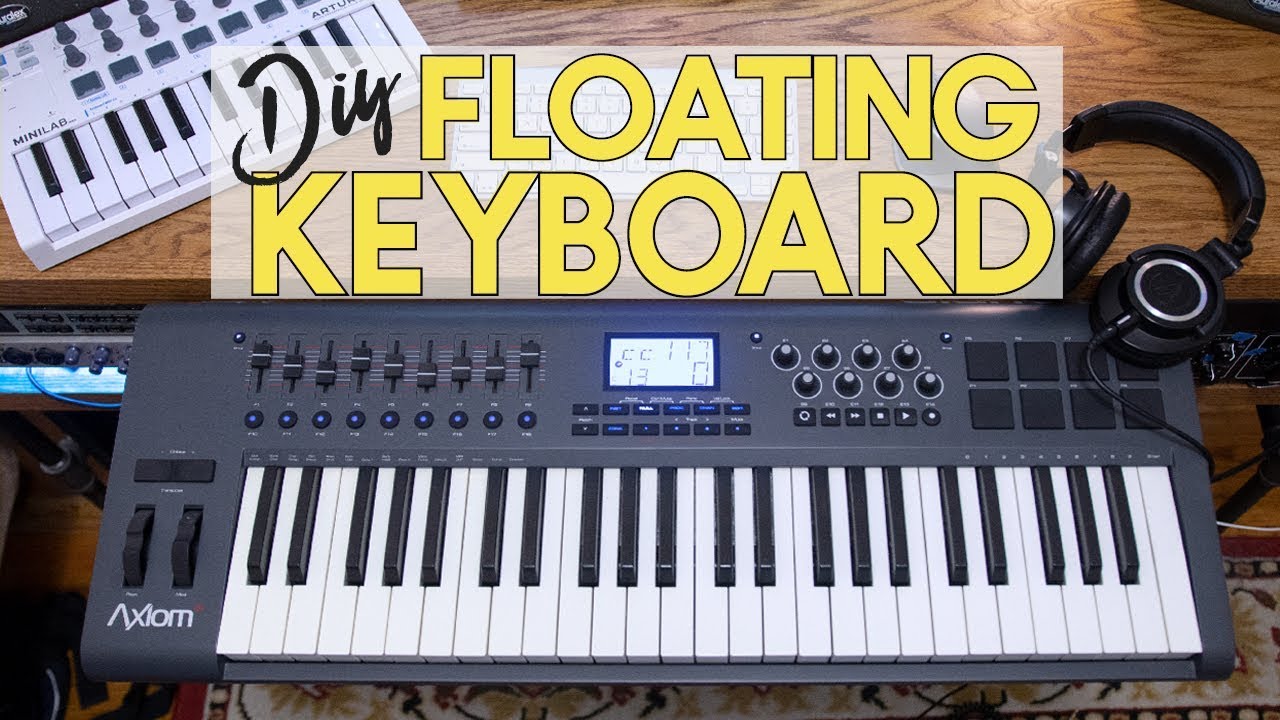 DIY Floating Keyboard - Music Studio Desk Hacks