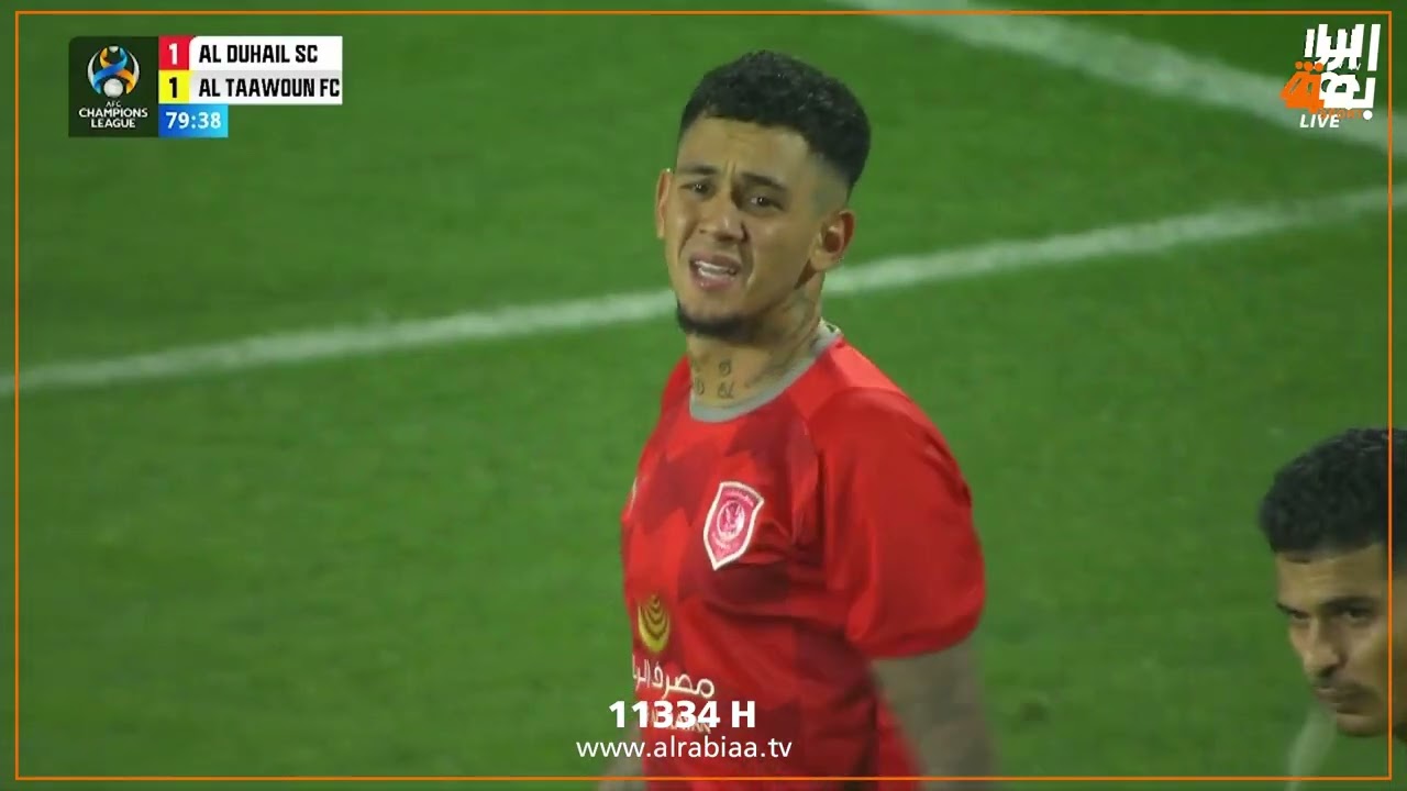 ملخص مباراة التعاون السعودي 2-1 الدحيل القطري - دوري ابطال اسي