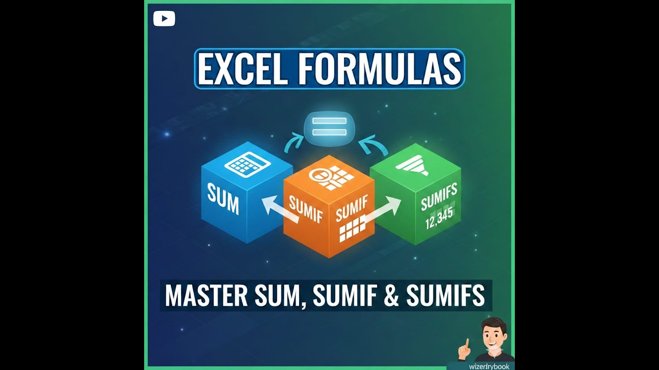 SUM, SUMIF, SUMIFS Complete Tutorial | Excel for Office Pros (2026) !