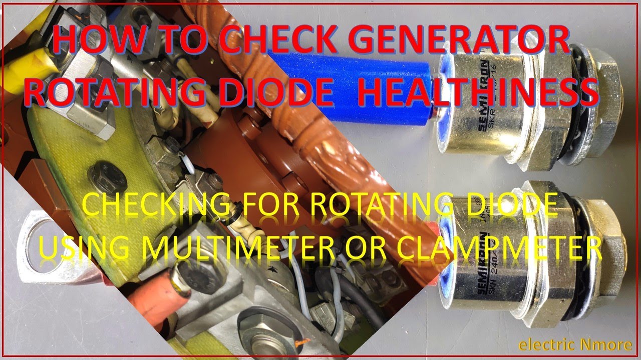 How to check Generator Rotating diode | Diode checking | Generator diode checking - Tamil