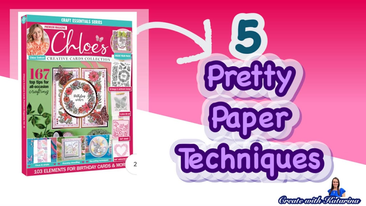 5 Gorgeous Spring Cards with the Craft Essentials Issue 180 Kit 💖Paper Techniques