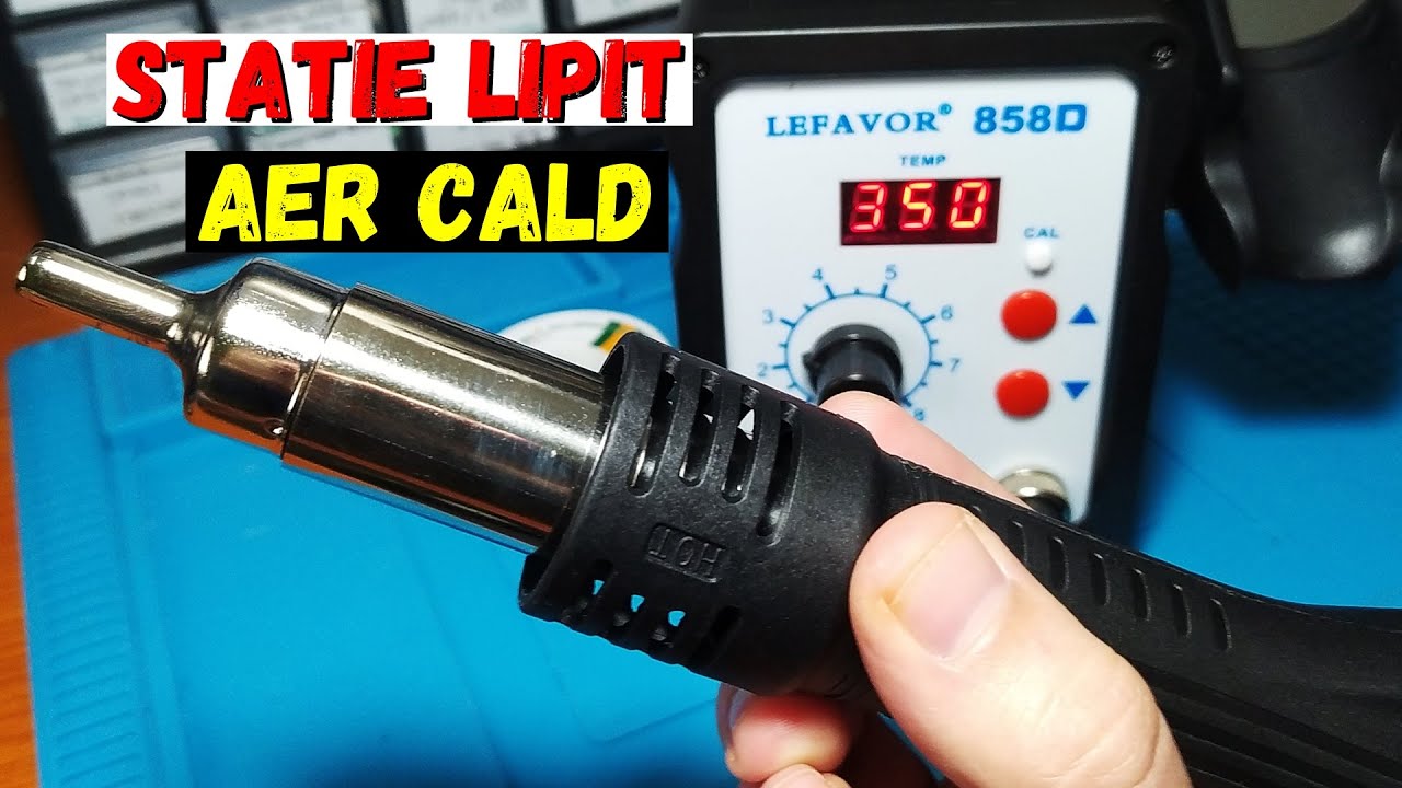 Statie de lipit cu aer cald de buget 858D