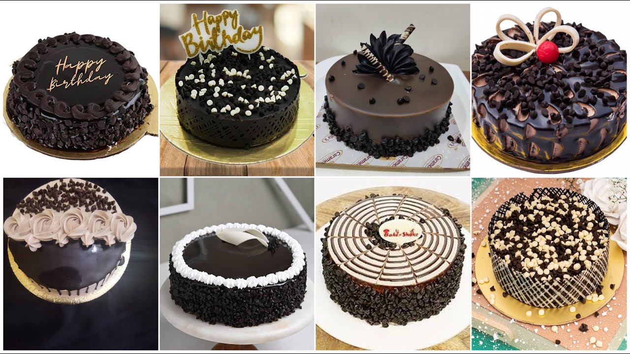 🤤Choco chips Cake Designs 2023/Birthday Cake Design/Chocolate  Cake/Cake Design🤤 #chocochipcake