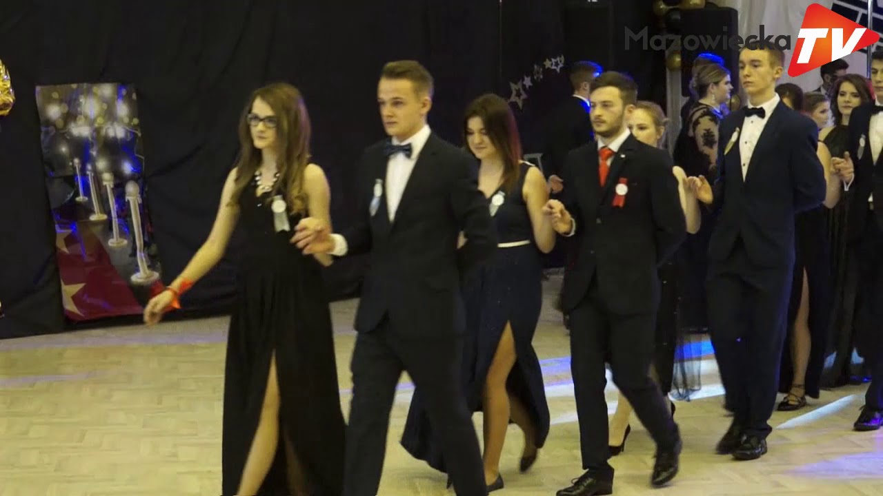 Studniówka 2018 - ZSO Mogielnica - polonez, wywiady