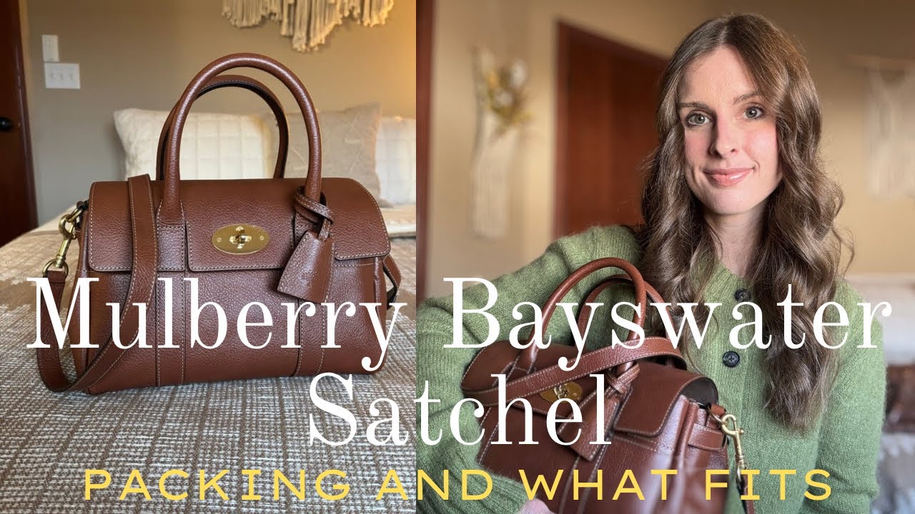 Что помещается в сумку Mulberry Bayswater 💼 | Упаковка и первые впечатления