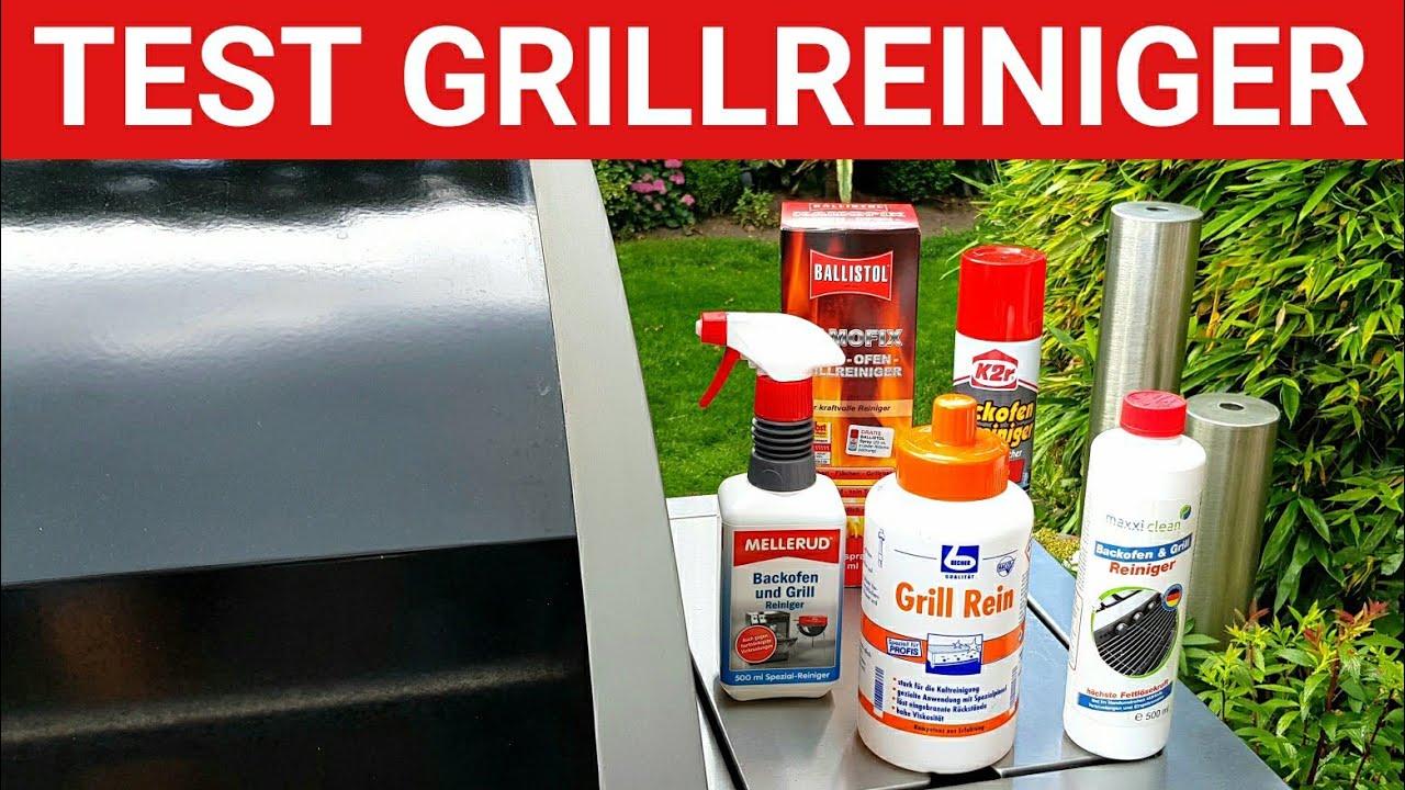 ♨️ GRILLBLITZ: Test Grillreiniger, Dr. Becher, Mellerud, K2r, Ballistol Kamofix und Maxxi Clean