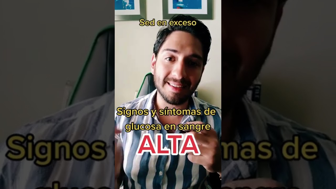 Signos y sintomas de glucosa alta