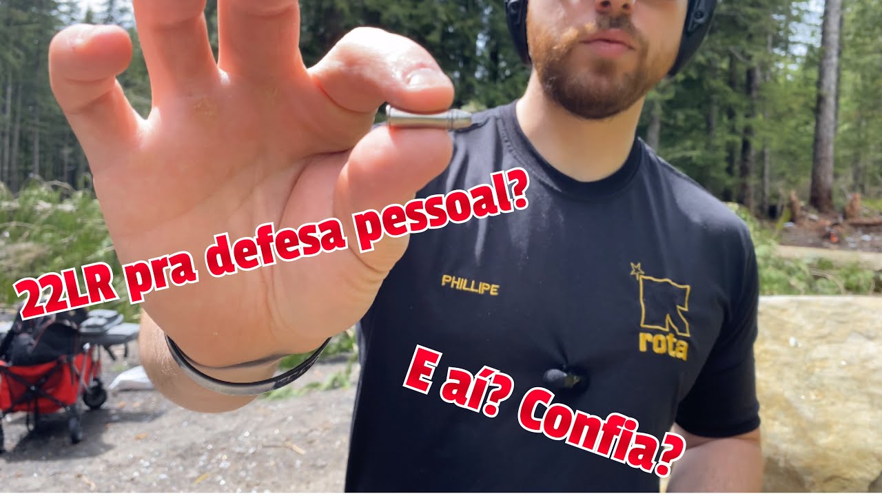 22LR serve pra defesa? Teste na gelatina balística.