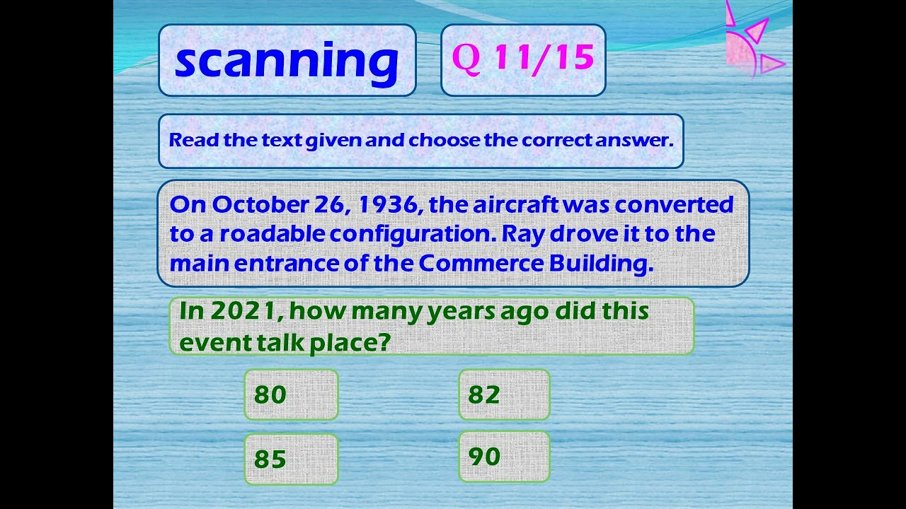 scanning quiz 4