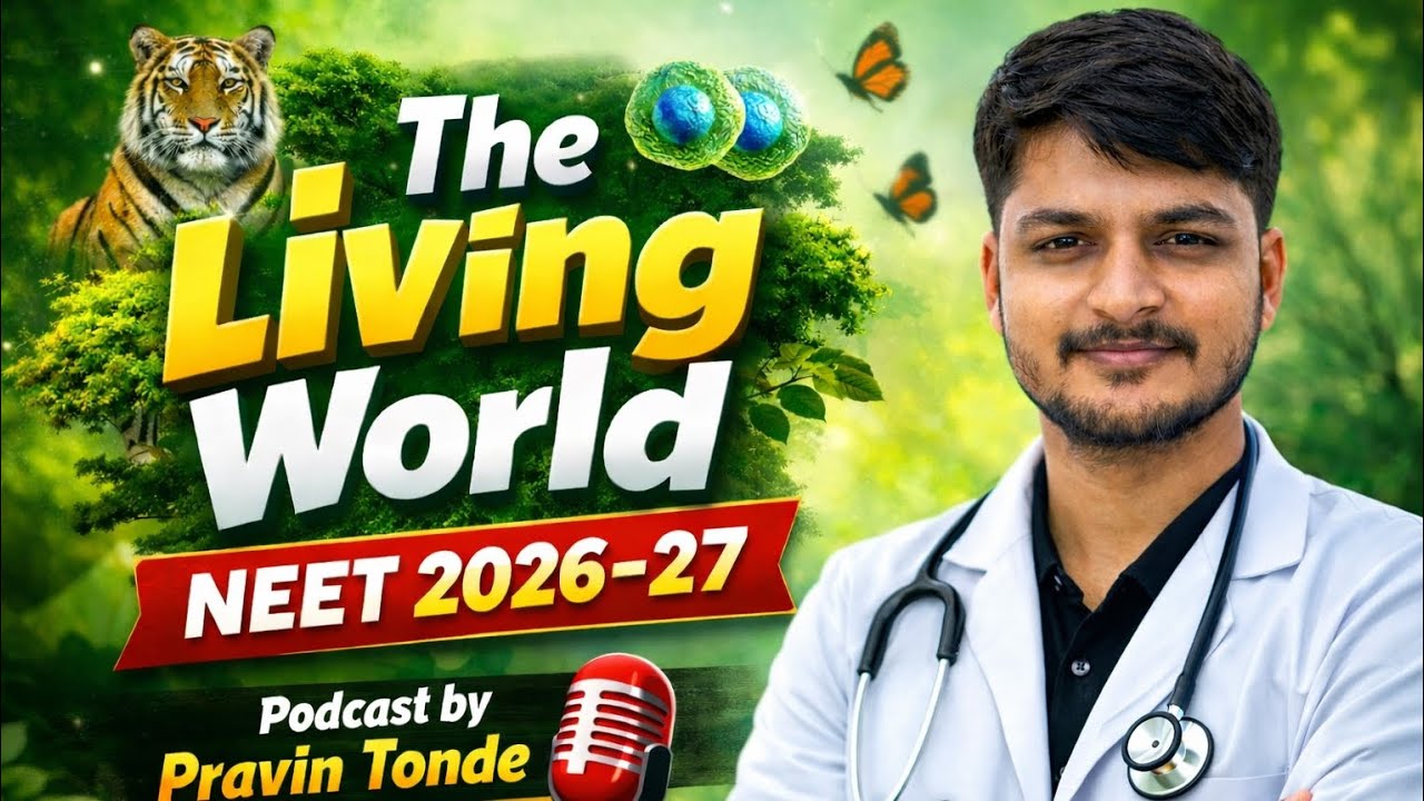 The living world one shot podcast neet 2026-27..according to rishab sir paid batch lec. Notes...
