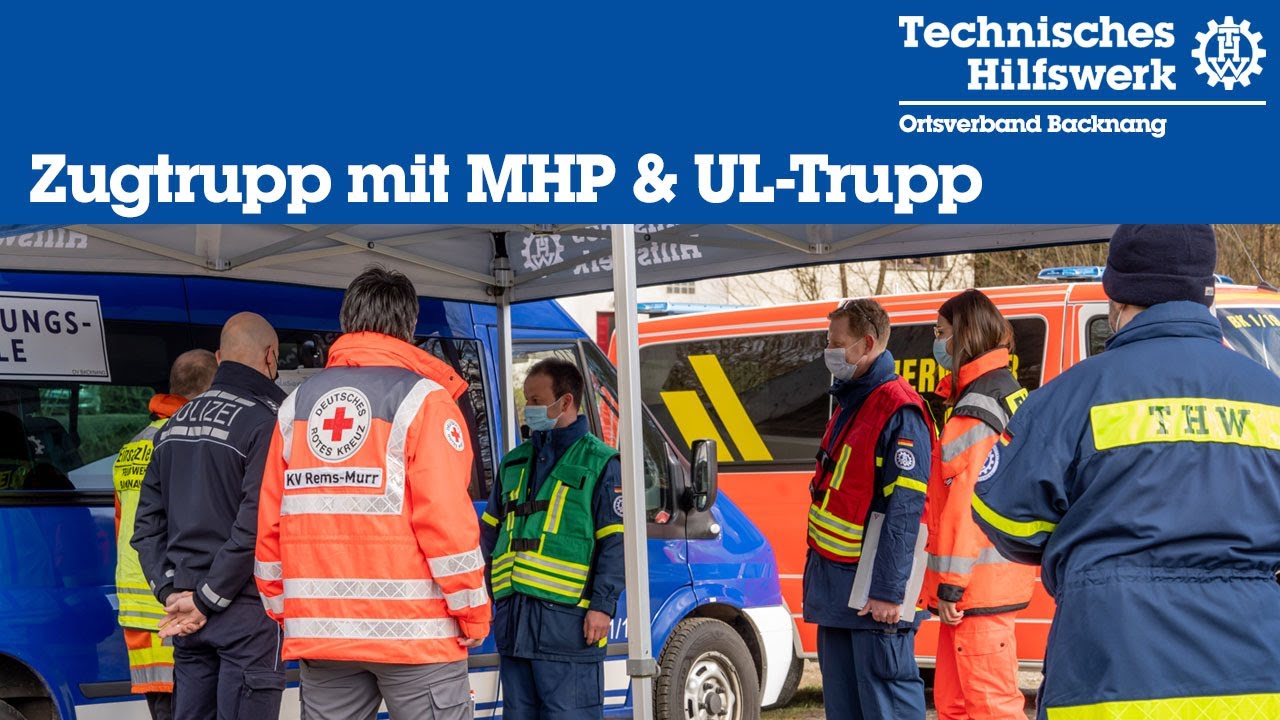 Vorstellung des Zugtrupps, des Mobilen Hochwasserpegels und des Trupps Unbemannte Luftfahrtsysteme