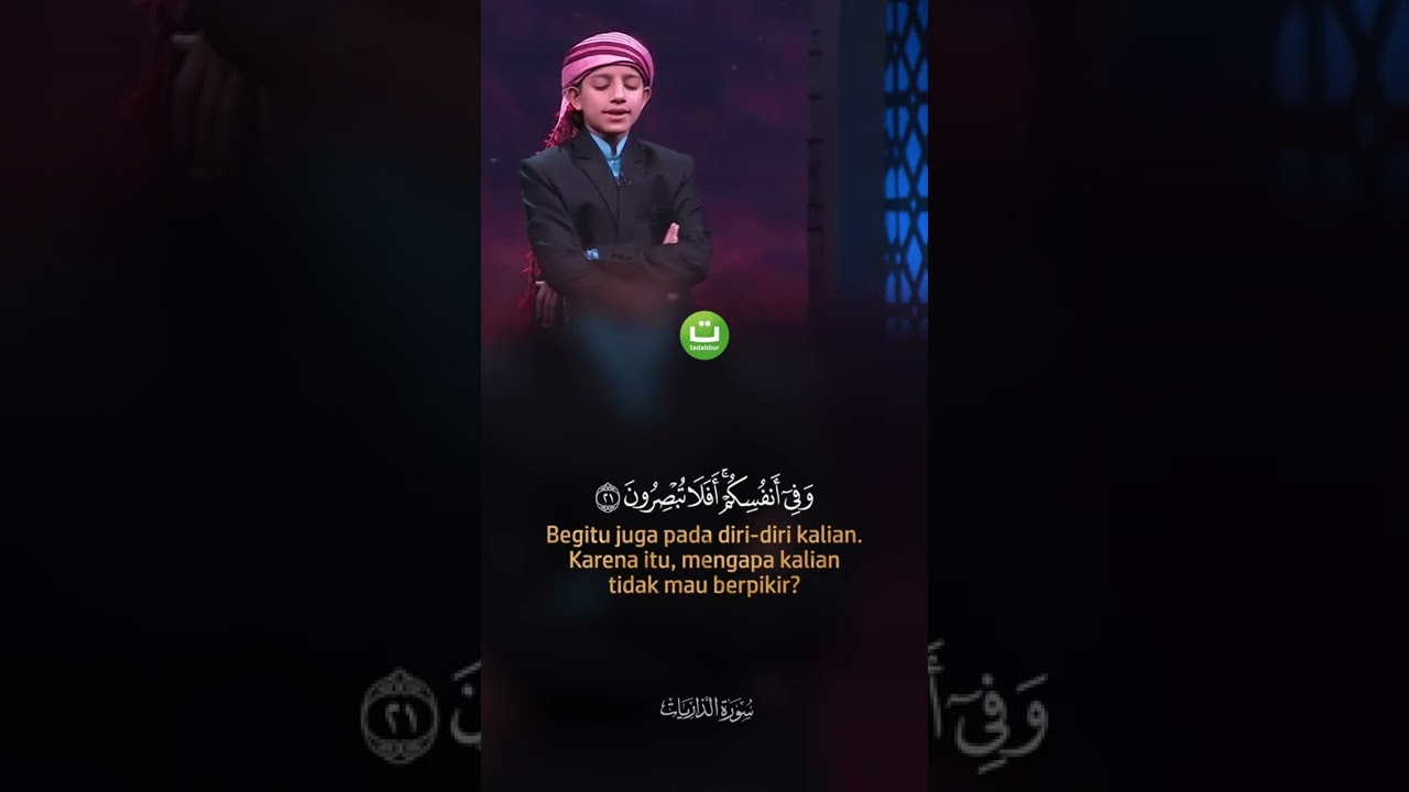 Anak ini diuji dengan gangguan bicara gagap, tetapi bisa lancar ketika melantunkan ayat suci Al-Qur’