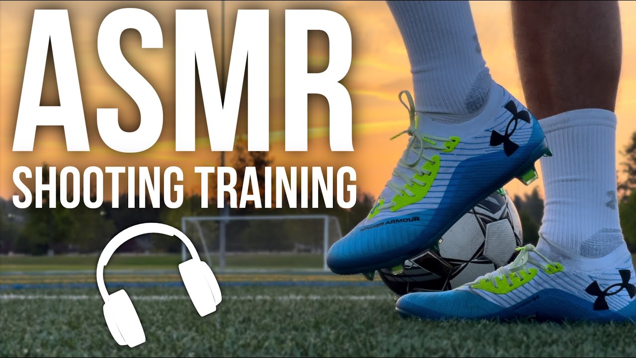 ASMR Shooting Training Session for Soccer / Football in Under Armour Shadow Elite 2