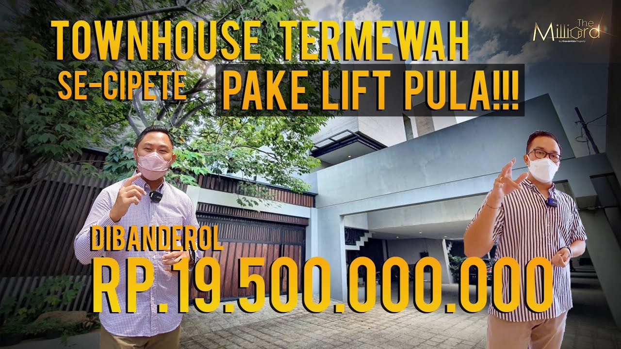 HOUSE TOUR #41 | TOWNHOUSE MEWAH DI CIPETE KARYA ARSITEK TERNAMA by GrandeVida Property