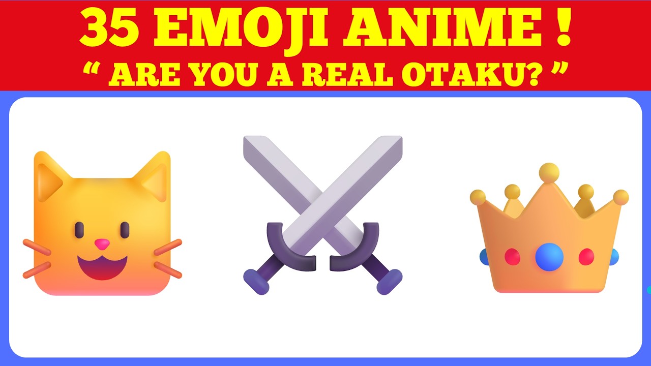 🔥 Ultimate Anime Emoji Quiz | Guess the Anime from Emojis (35 Questions)