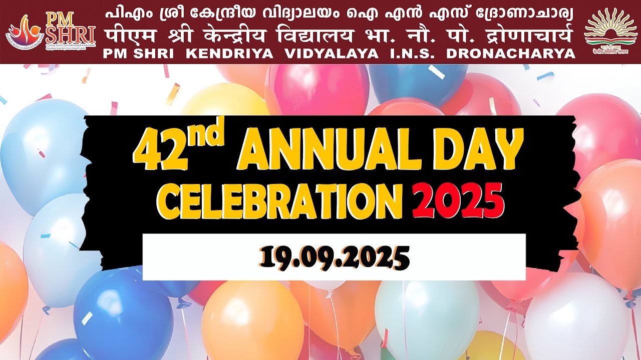 PM SHRI KV INS DRONACHARYA ANNUAL DAY CELEBRATION 2025-26 (19.09.2025) - LIVE