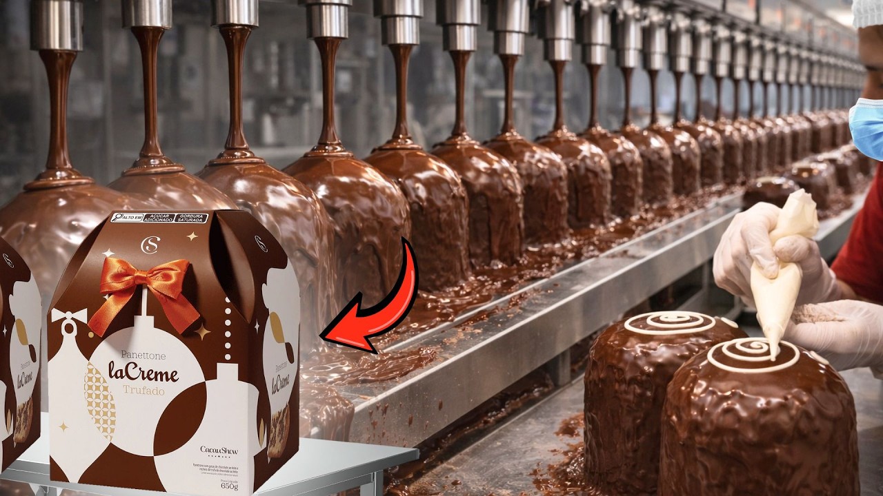 Quase Ninguém Sabe Como é Feito o Panettone da Cacau Show – Processo Industrial
