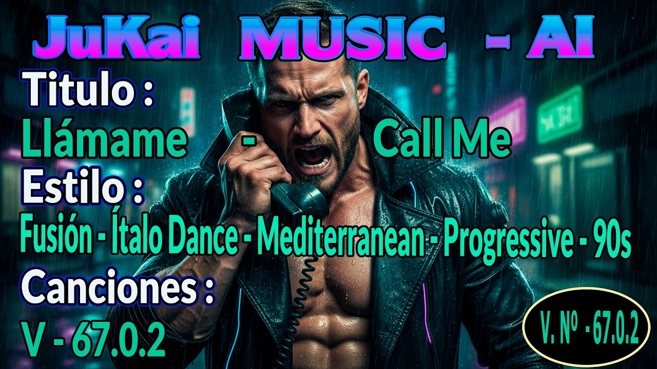 CANCIÓN: Call Me - Spanglish - Versión: 67.02 - Música con AI.