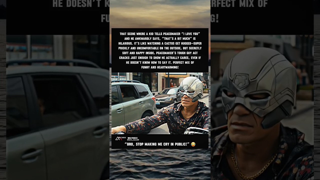 Peacemaker: &ldquo;Too much love, fam.&rdquo; 😅
