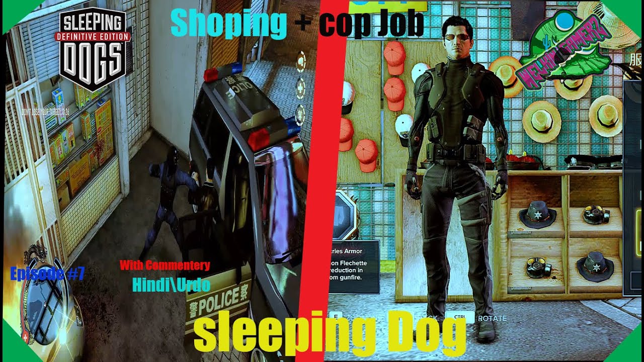 Shopping + Cop Job | Sleeping Dogs Definitive Edition Gameplay #7 | Welkin Gamerz | Episode #7