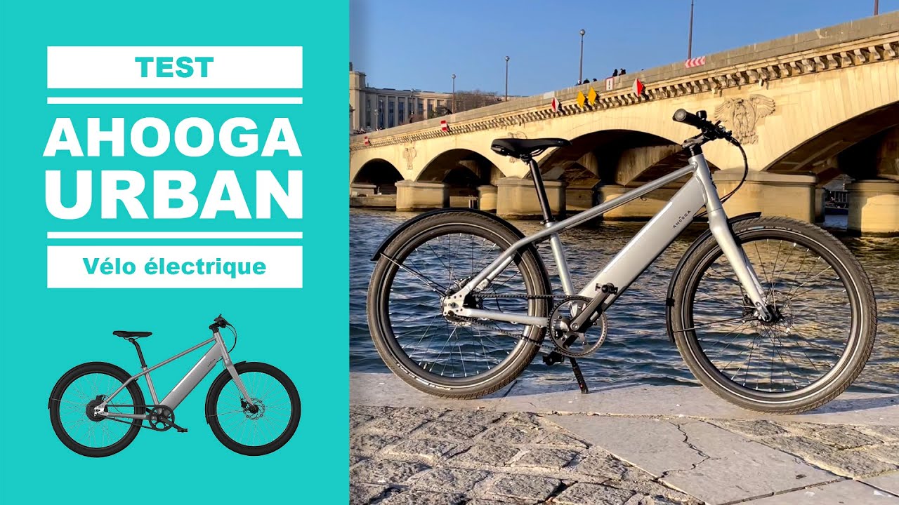 V&eacute;lo &eacute;lectrique 🚲 AHOOGA URBAN (test, avis & review)