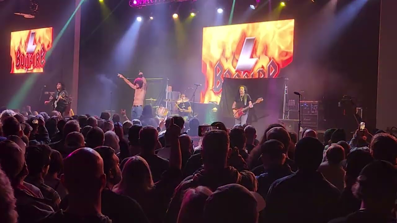 Bonfire - Beating Around the Bush and Whole Lotta Rosie 12-3-25 Huntsville, Alabama Mars Music Hall 